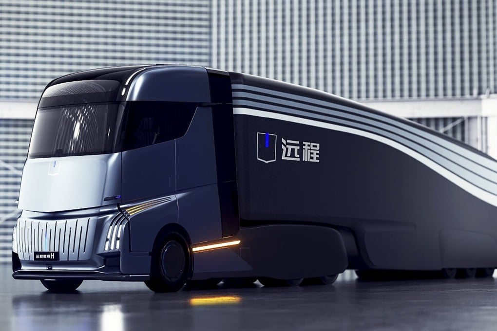 The Homtruck will come with a shower and toilet, a single bed, a refrigerator, a kitchen area and a small washing machine. Photo: Handout