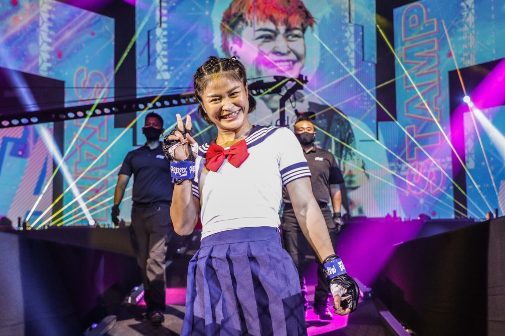 Stamp Fairtex heads to the cage for her ONE atomweight grand prix quarter-final.