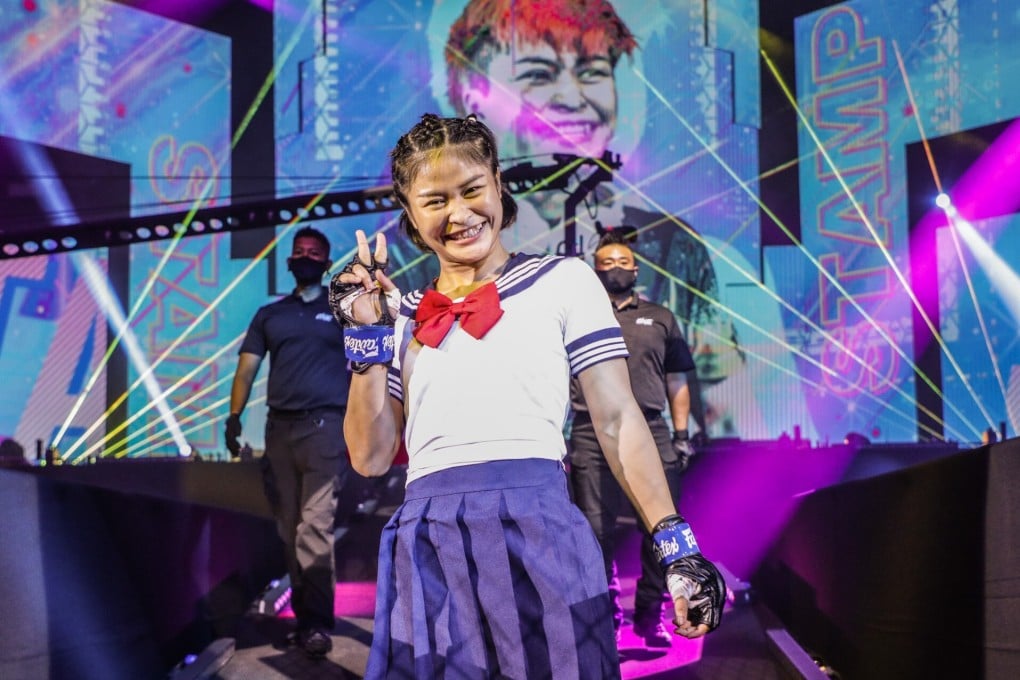 Stamp Fairtex heads to the cage for her ONE atomweight grand prix quarter-final.