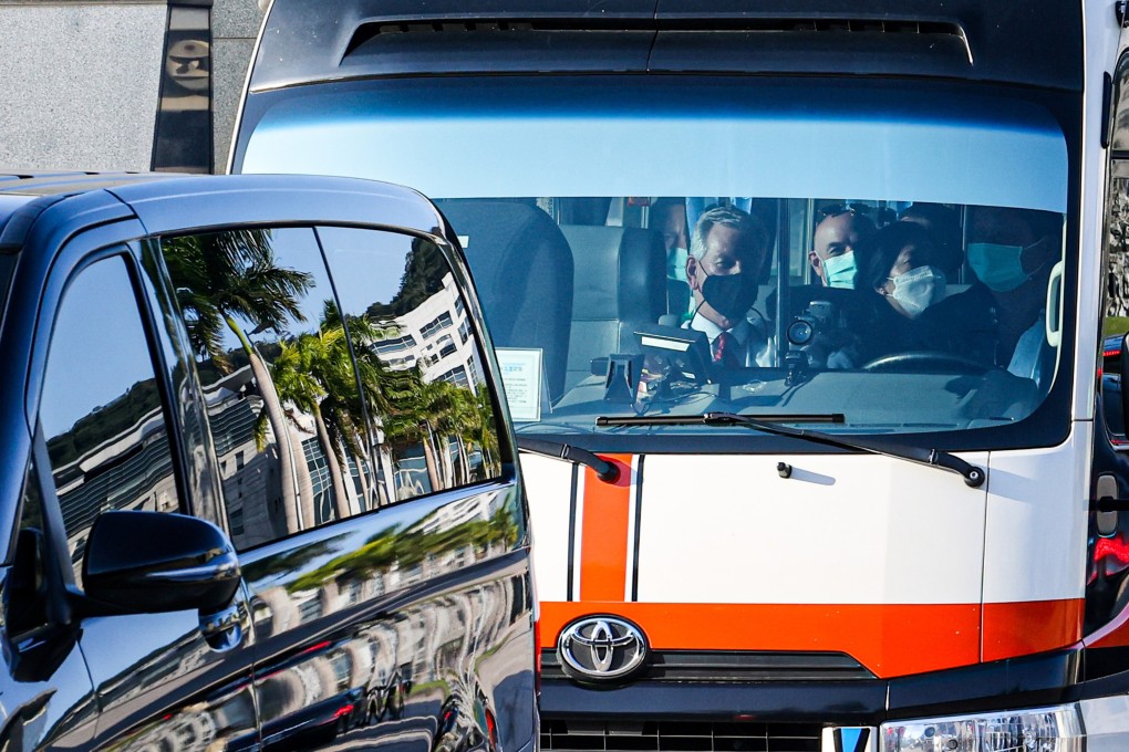 The US delegation visited Taiwan’s defence ministry on November 10. Photo: CNA