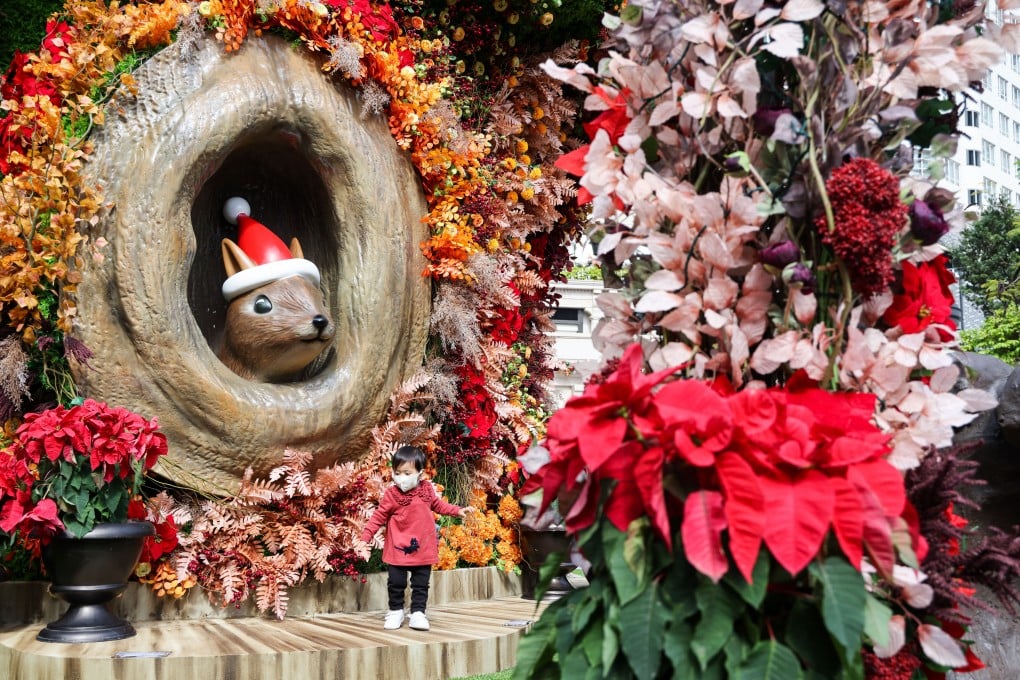 This year’s Christmas offering at the Heritage 1881 shopping centre in Tsim Sha Tsui. Photo: May Tse