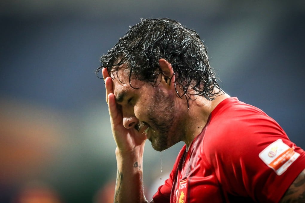 Ricardo Goulart, also known as Gao Late, in action for Hebei China Fortune in a 2020 Chinese Super League match against Tianjin TEDA. Photo: Xinhua