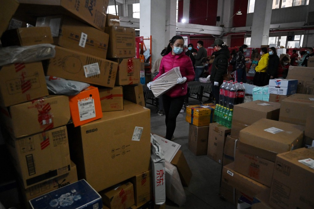 Some people in China may have postponed purchases from October to take advantage of the Singles’ Day online shopping festival in November, which could have weakened retail sales last month. Photo: AFP