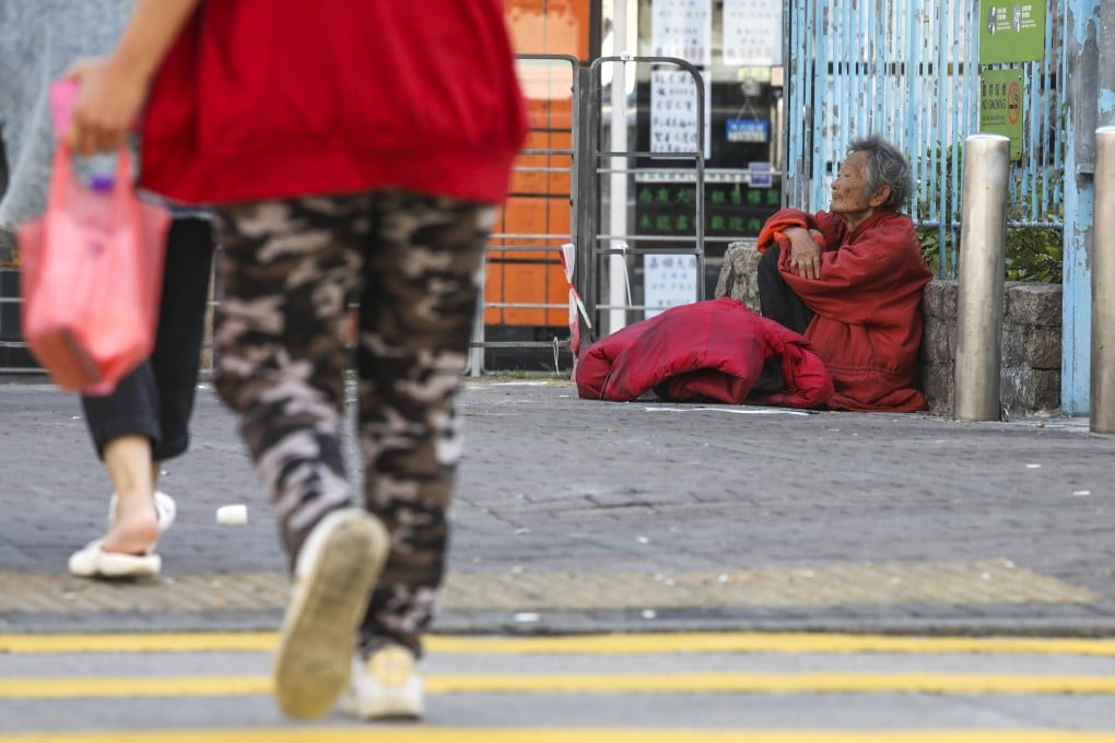 A file photo of elderly people living around Sham Shui Po district. Photo: SCMP / Nora Tam