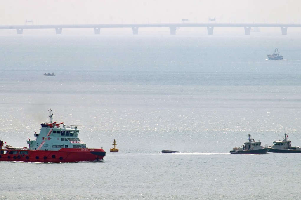 Emergency services search for Lam Yuen-yee in September. Photo: Winson Wong