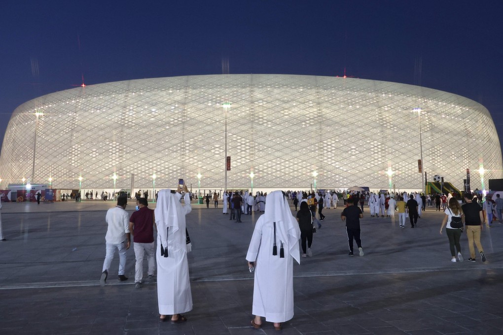 The Al-Thumama Stadium in the capital Doha, Qatar. Photo: AFP
