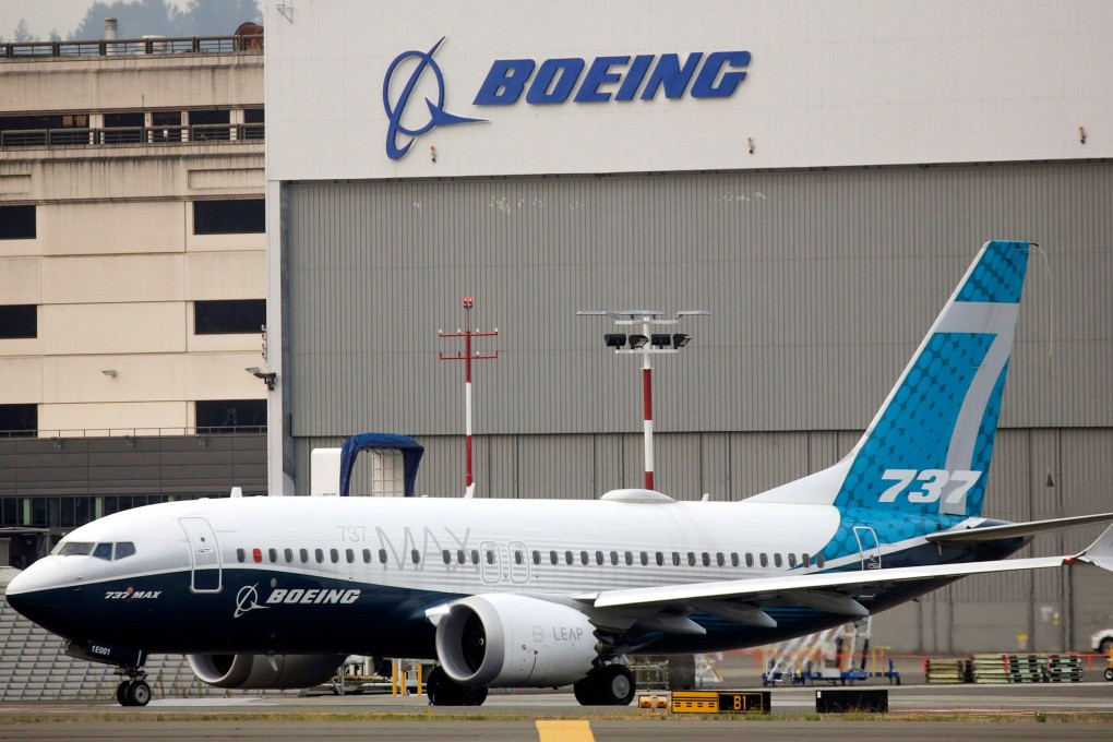Boeing teams visited China earlier this year to perform technical test flights and simulator sessions on the 737 MAX. Photo: AFP