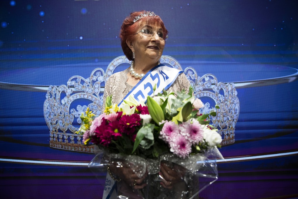 ‘Miss Holocaust Survivor’ winner Salina Steinfeld poses for a photo in Jerusalem on Tuesday. Photo: AP