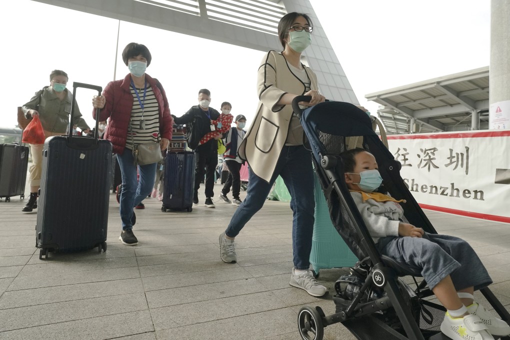 The flow of people across the Hong Kong-mainland border has fallen drastically during the Covid-19 crisis. Photo: Felix Wong