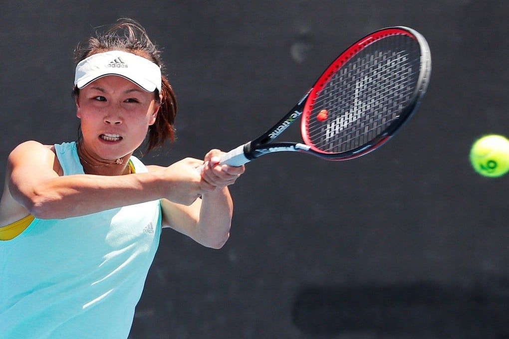 China’s Peng Shuai practises at the Australian Open at Melbourne Park, Melbourne, Australia in January 2019. Photo: Reuters