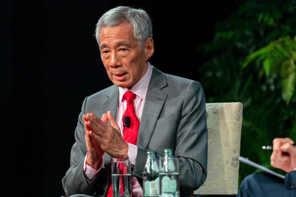 Lee Hsien Loong, Singapore’s prime minister, speaks during an interview at the Bloomberg New Economy Gala Dinner in Singapore on Wednesday. Photo: Bloomberg