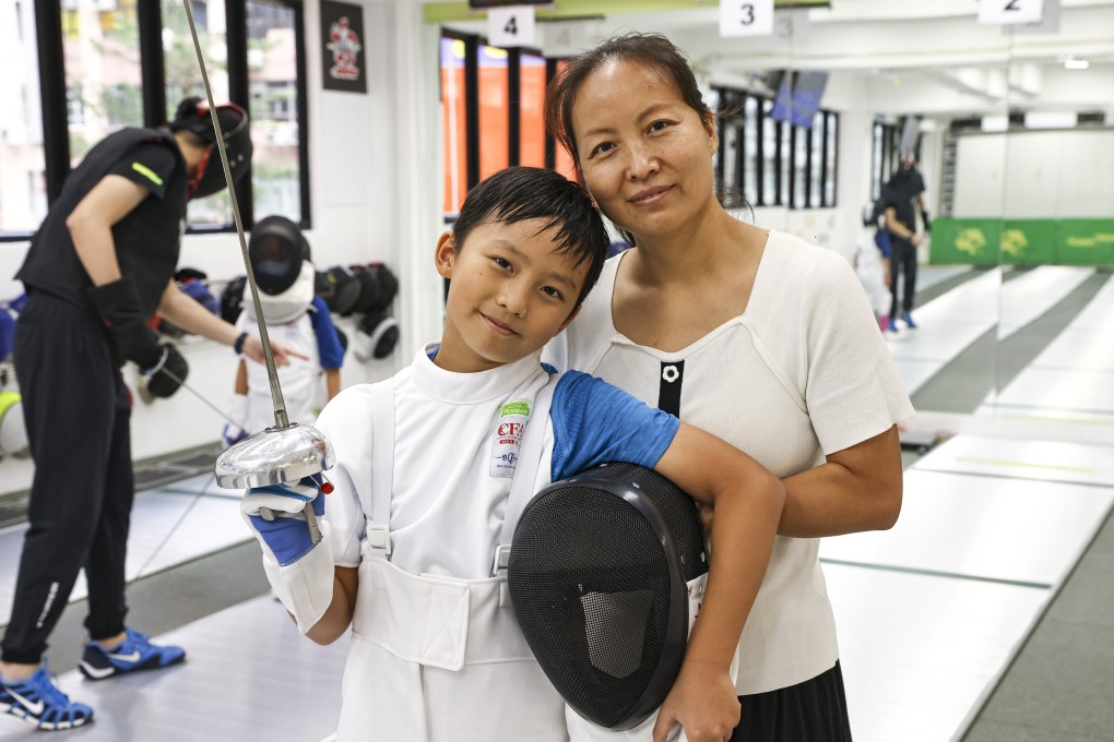 Project Family Cupid beneficiaries Hubert Xu, 10, and his mother Lisa Hou. Photo: K. Y. Cheng