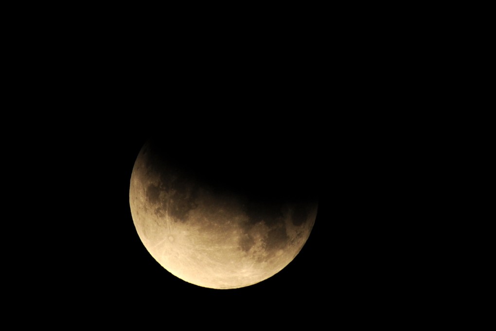 The moon will cross into the earth’s shadow on Friday. Photo: Shutterstock