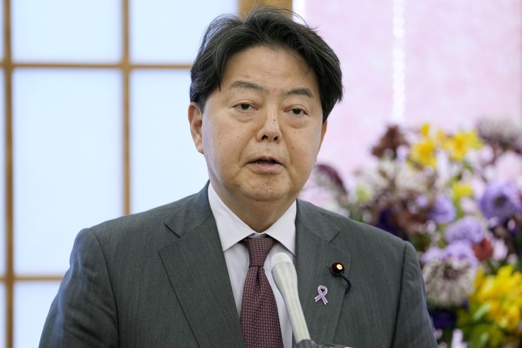 Japanese Foreign Minister Yoshimasa Hayashi has been seen as relatively friendly towards China. Photo: Kyodo