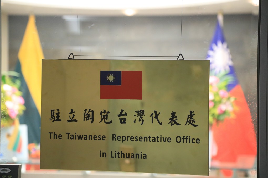 Taiwan has opened a de facto empbassy in Vilnius. Photo: EPA-EFE