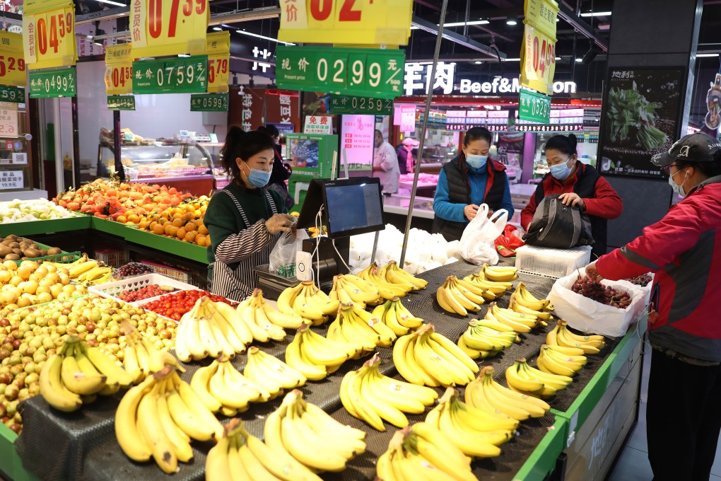 China’s official consumer price index (CPI) rose by 1.5 per cent in October from a year earlier, up from a rise of 0.7 per cent in September. Photo: Xinhua