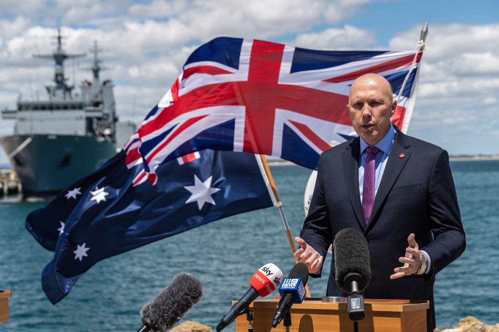 Australian Defence Minister Peter Dutton. File photo: EPA-EFE
