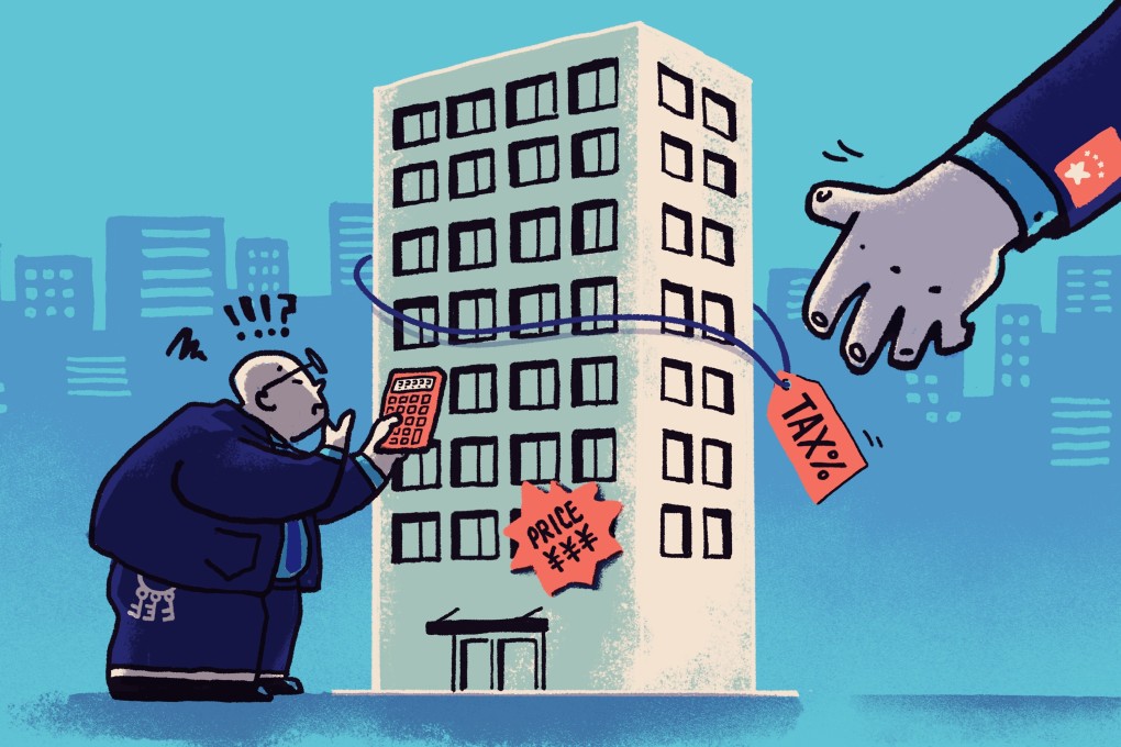 China’s property tax plan is part of Xi Jinping’s so-called common prosperity campaign to redistribute wealth and to address widening social inequality. Illustration: Lau Ka-kuen