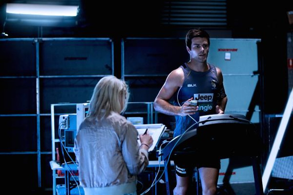 The Foxtel Alert Shirt simulates live sports action, allowing fans to feel what athletes feel live as it happens while they're performing. Photo: Foxtel