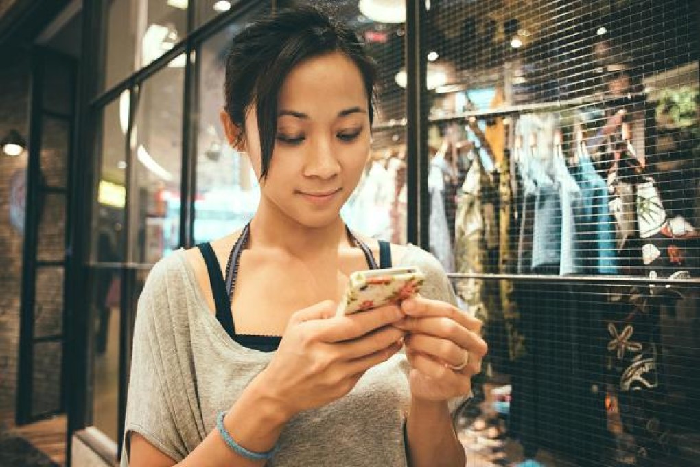 Mobile shopping is a growing trend but still makes up only 19 per cent of total digital commerce. Photo: Tang Ming-tung/Getty Images