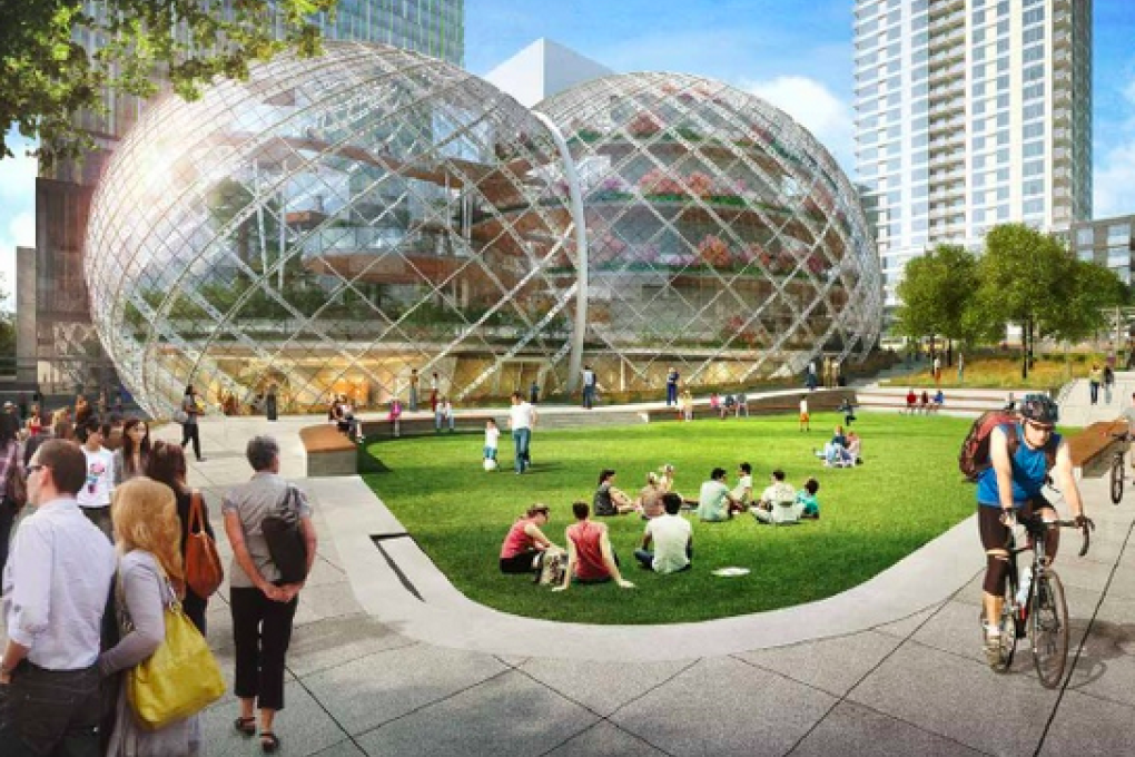 Amazon's domes will be completed in 2018, but are already becoming a popular tourist spot in downtown Seattle. Photo: Seattle.gov