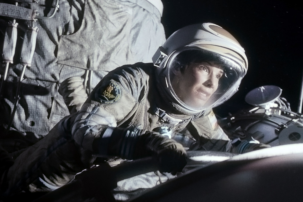 Station commander Scott Kelly tweeted picture of 'Gravity' being watched aboard the ISS in April. Photo: Courtesy of Warner Bros. Pictures