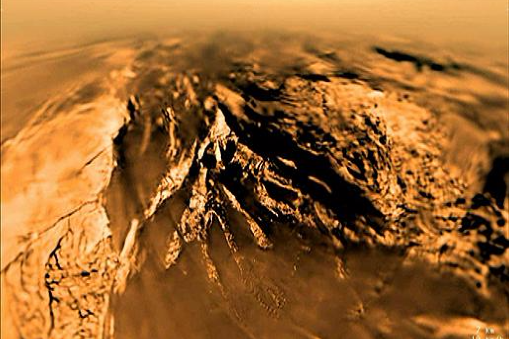 Titan is the only other place in the solar system where there are flowing liquids on its surface. Photo: ESA/NASA/JPL-Caltech/University of Arizona