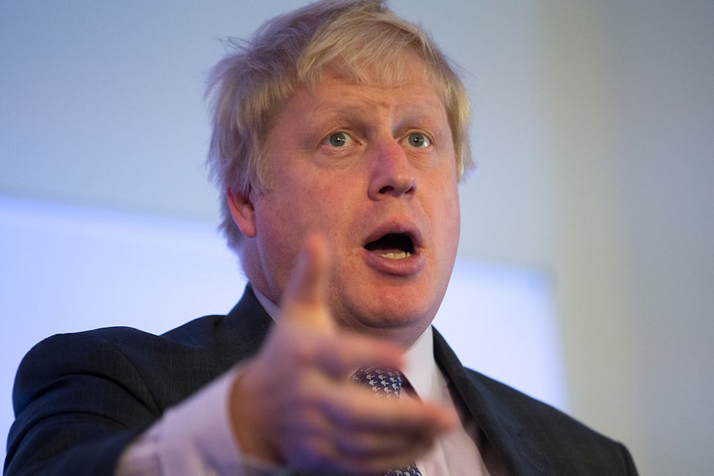 Conservative MP Boris Johnson speaks as he visits Bristol, England in May. Photo: Matt Cardy/Getty Images