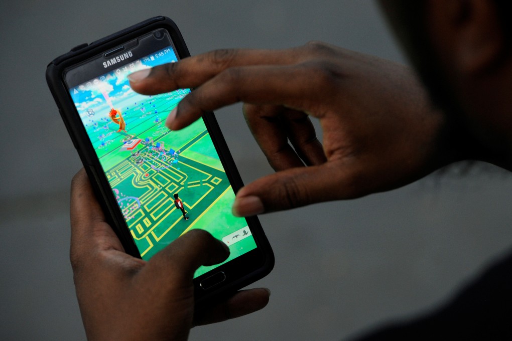 Pokemon Go app displayed on a mobile device. Photo: Mark Kauzlarich/Reuters