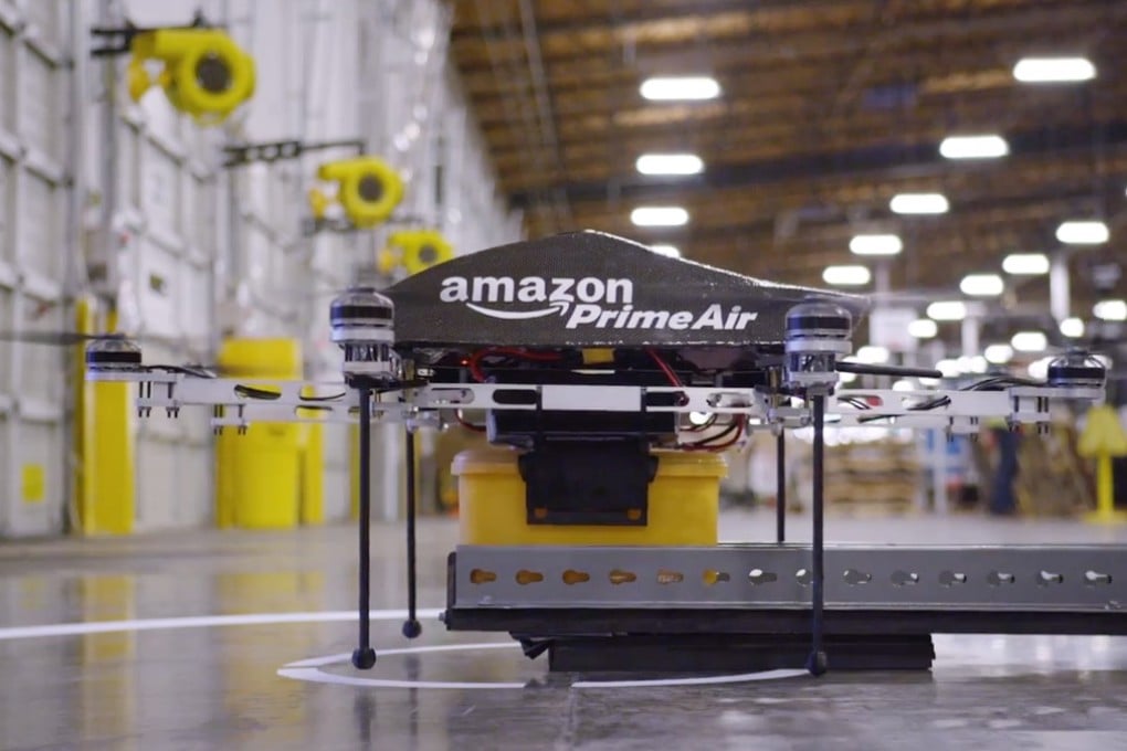 Currently, flying drones out of the line of sight of the operator is illegal in the UK and in the US. Photo: Amazon
