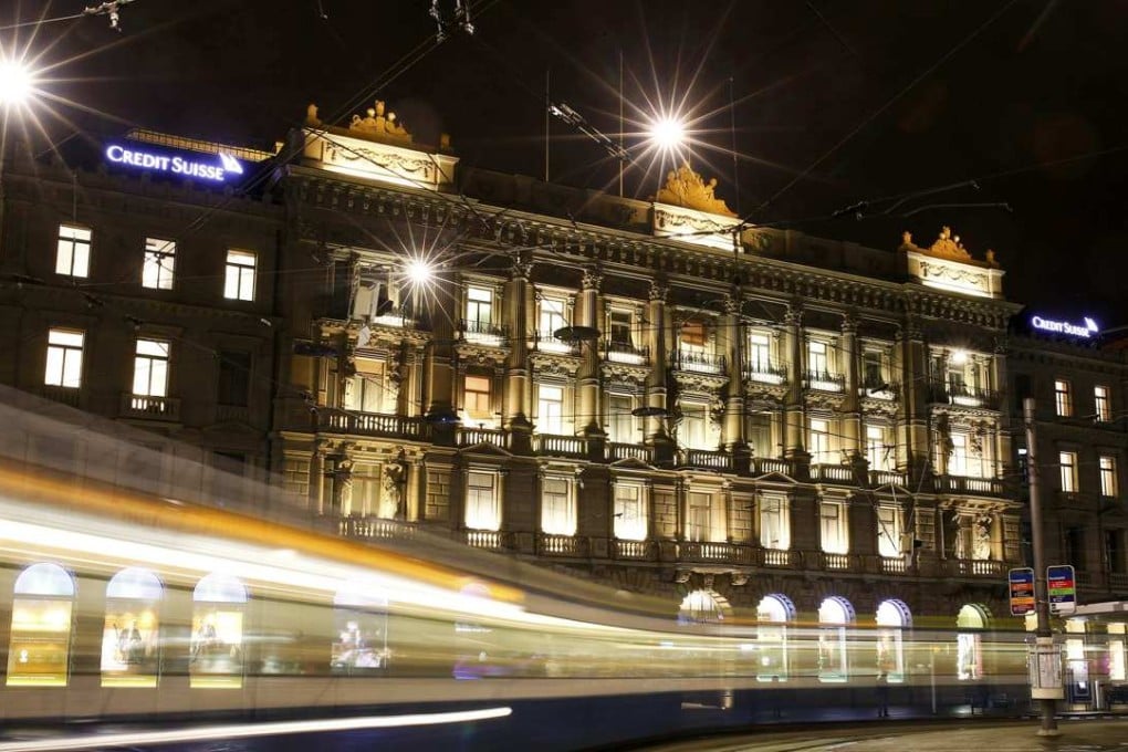The headquarters of Swiss bank Credit Suisse at the Paradeplatz square in Zurich, Switzerland. Photo: Reuters