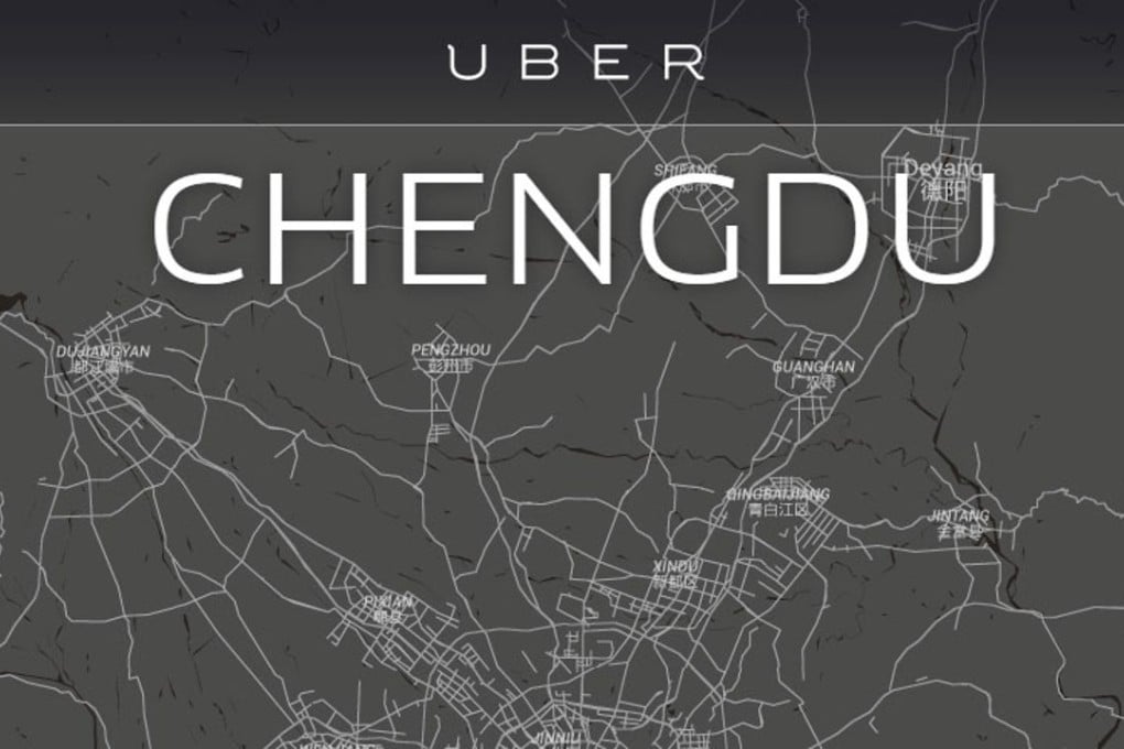 At least half of Uber’s top 10 busiest cities are now reportedly in China, with the Sichuan capital taking pole position. Photo: SCMP Pictures