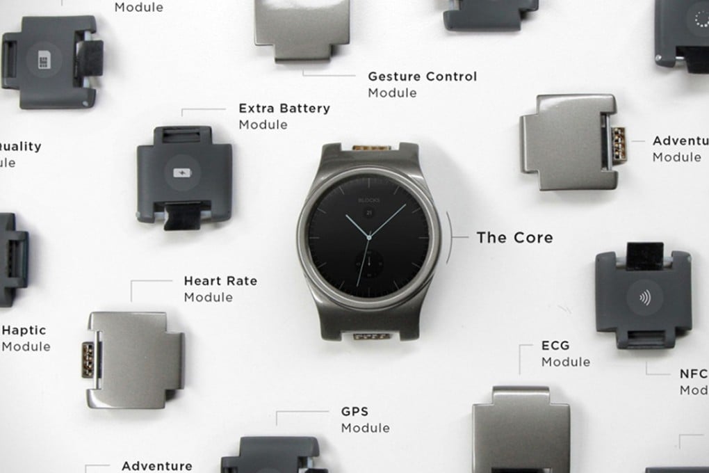 Surely one of the coolest smart watches to (soon) hit the market, Block features “modules” that can be added to the strap. Each one offers different functions. Photo: Handout