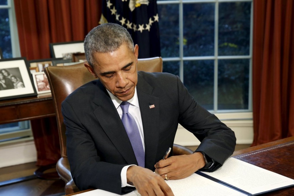 US President Barack Obama has publicly stated that Washington should author any changes to the global trade order. Photo: Reuters