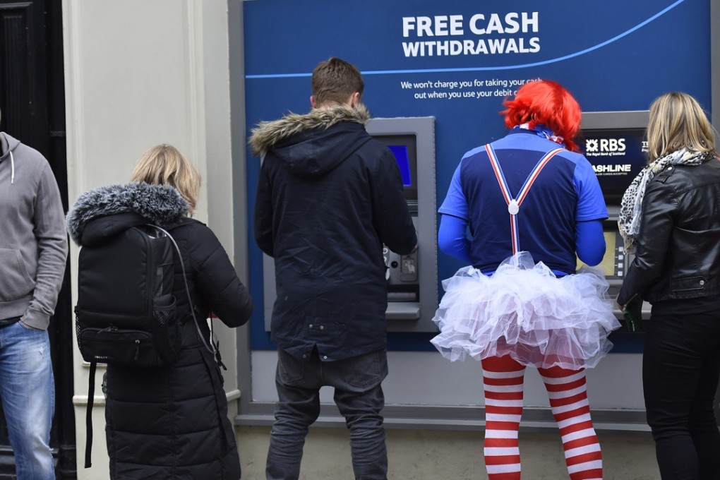 For the time being, the cash in most bank accounts will remain trapped. Photo: Reuters