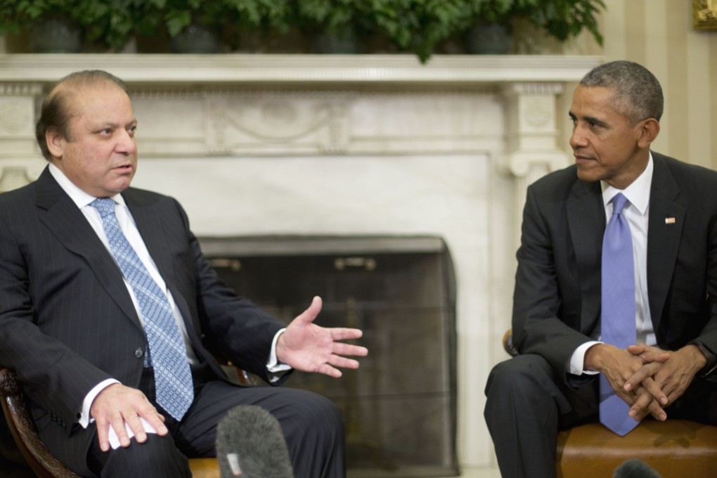 President Barack Obama meets with Pakistani Prime Minister Nawaz Sharif in the Oval Office of the White House. Photo: AP