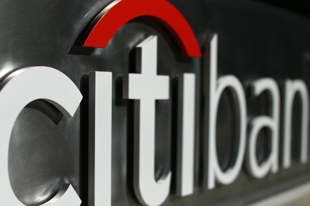 A Citibank sign is shown in downtown Los Angeles, California. Photo: Reuters