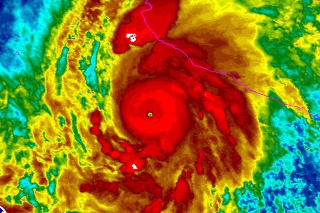 Hurricane Patricia approaches the coastline of Mexico from the Eastern Pacific. Photo: EPA