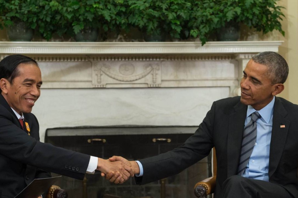 US President Barack Obama and his Indonesian hold talks in the Oval Office at the White House. Photo: AFP