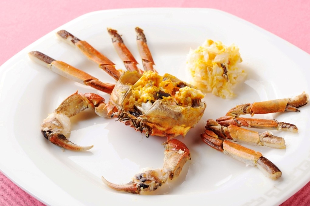 Hairy crab at Man Wah