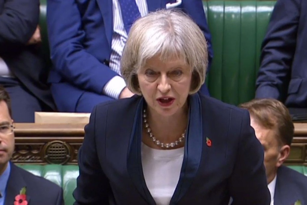 IBritish Home Secretary Theresa May. Photo: AFP