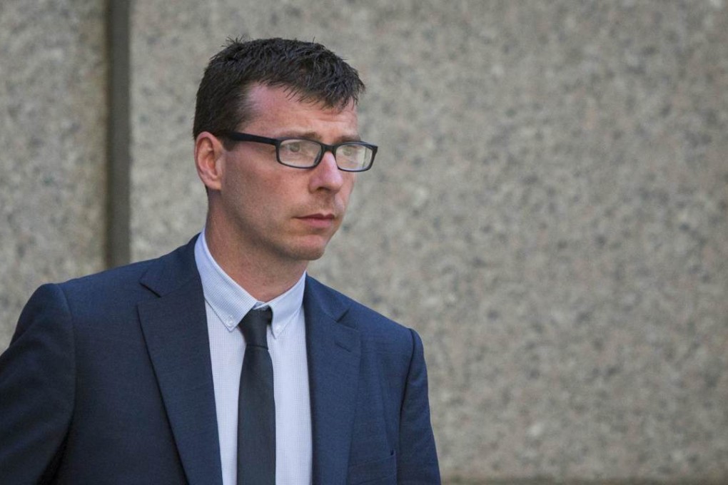 Anthony Conti, a British citizen and former Senior trader with Rabobank, exits the US Federal Courthouse in New York in this October 15 file photo. Photo: Reuters