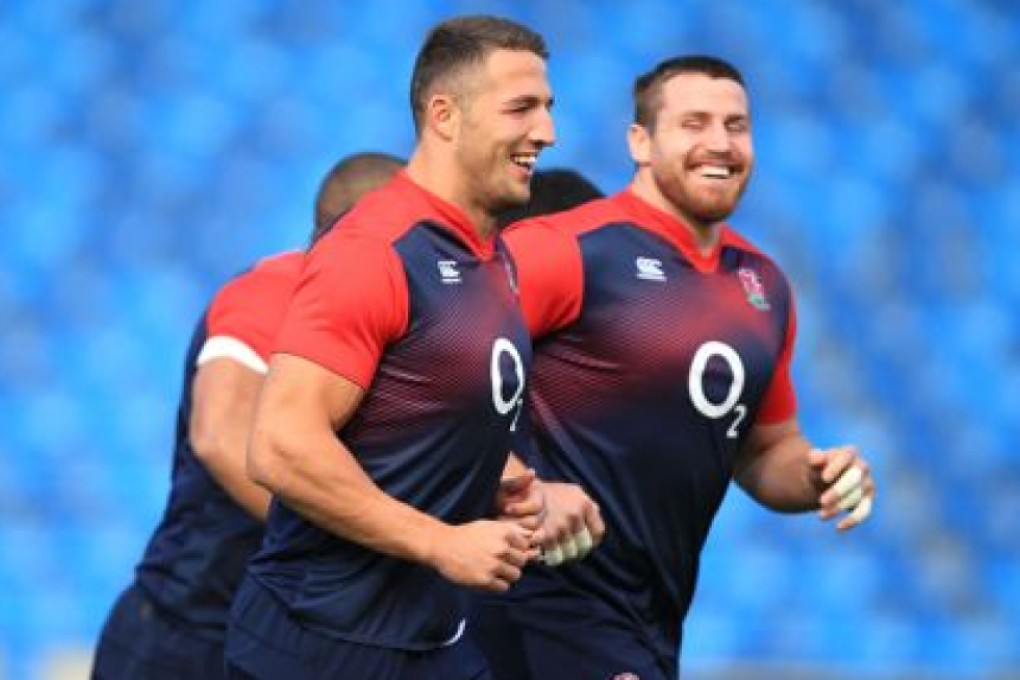 Sam Burgess (left), who had a lacklustre debut for England at the Rugby World Cup, has reportedly ended his contract with Bath and is set to return to rugby league in Australia. Photo: AP