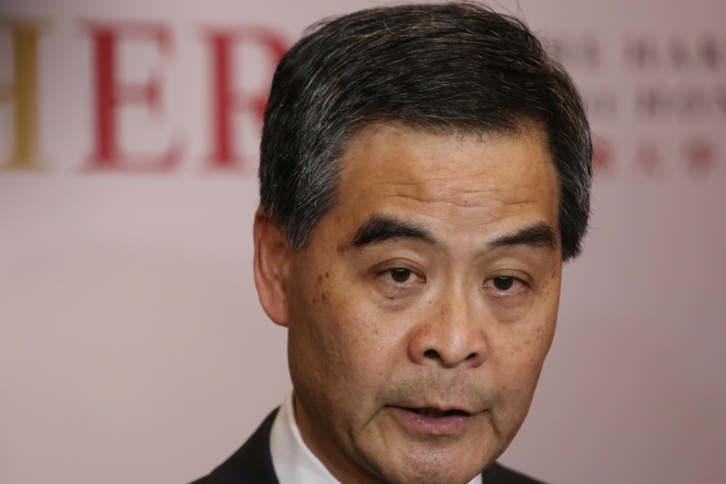 Chief Executive Leung Chun-ying. Photo: Jonathan Wong