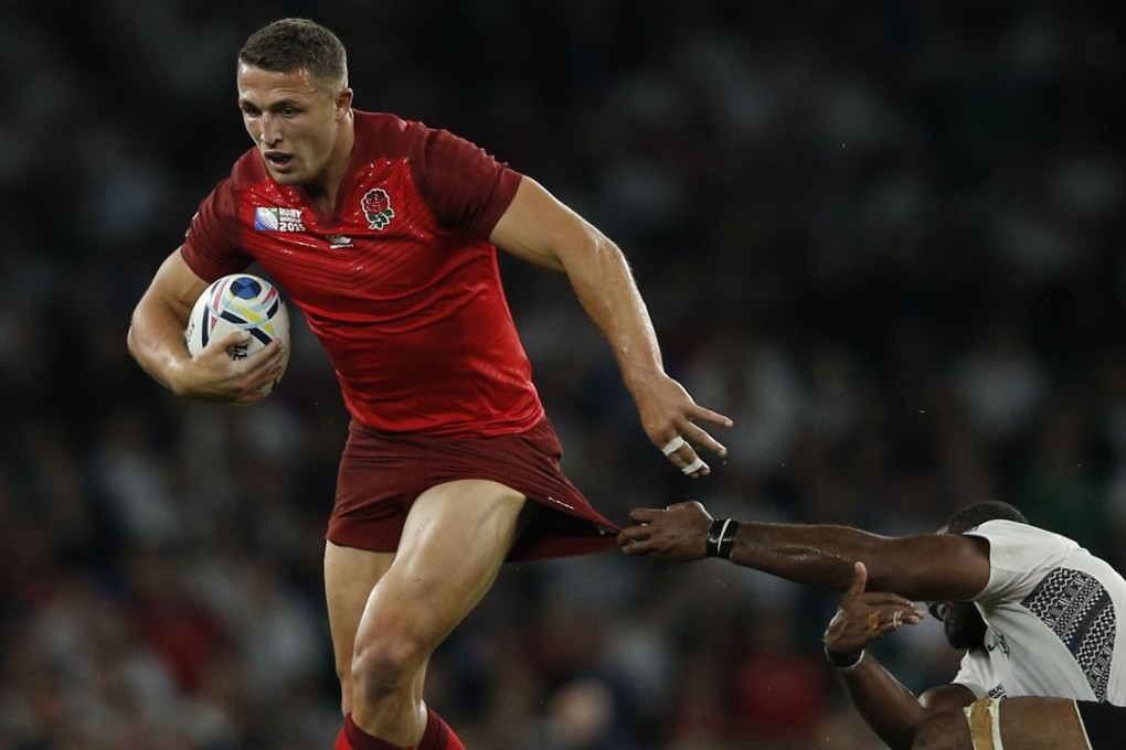 Sam Burgess played for England at the World Cup but says rugby league is his first love. Photo: AFP