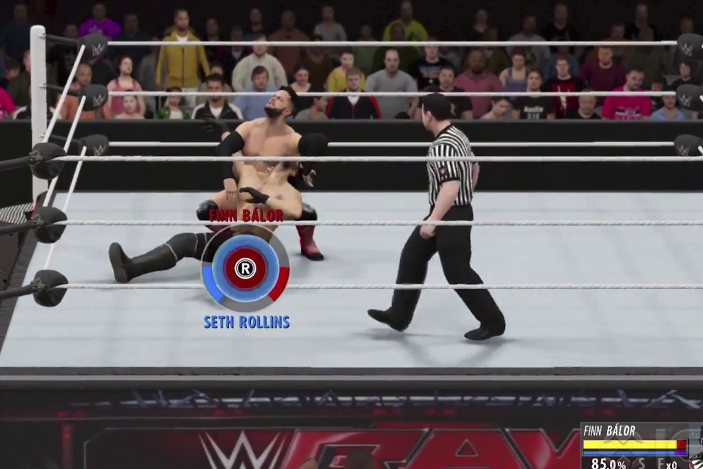 This handout image shows a still from the game ' WWE 2K16 '. [15NOVEMBER2015 THE REVIEW GAMING REVIEW]