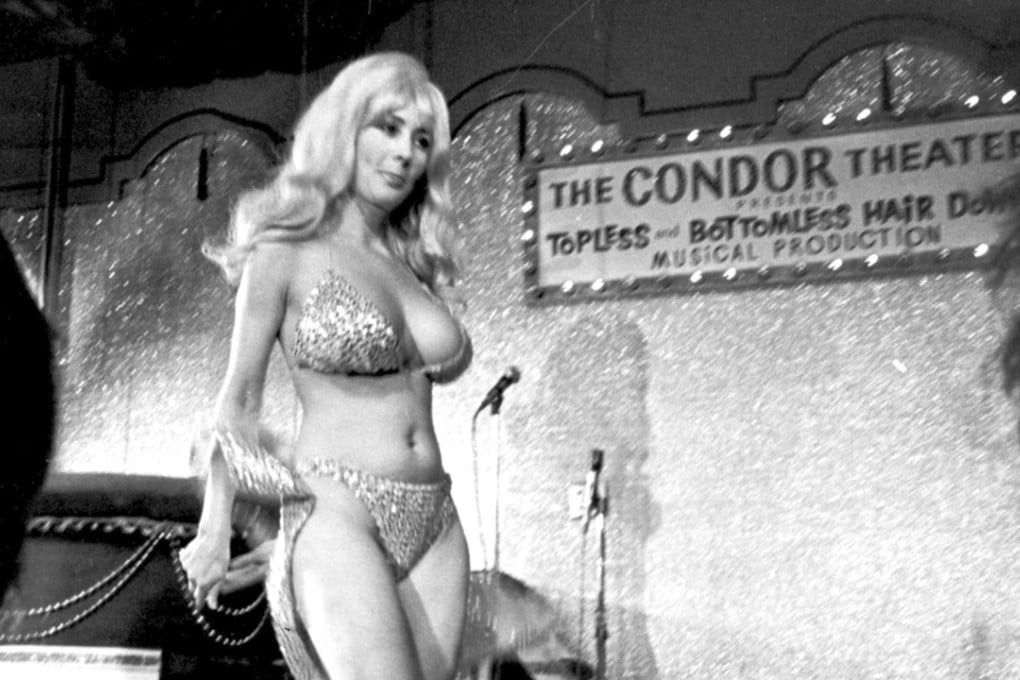 Carol Doda performs at the Condor Theatre in San Francisco in 1978. She became America's first topless performer more than 50 years ago. Photo: AP