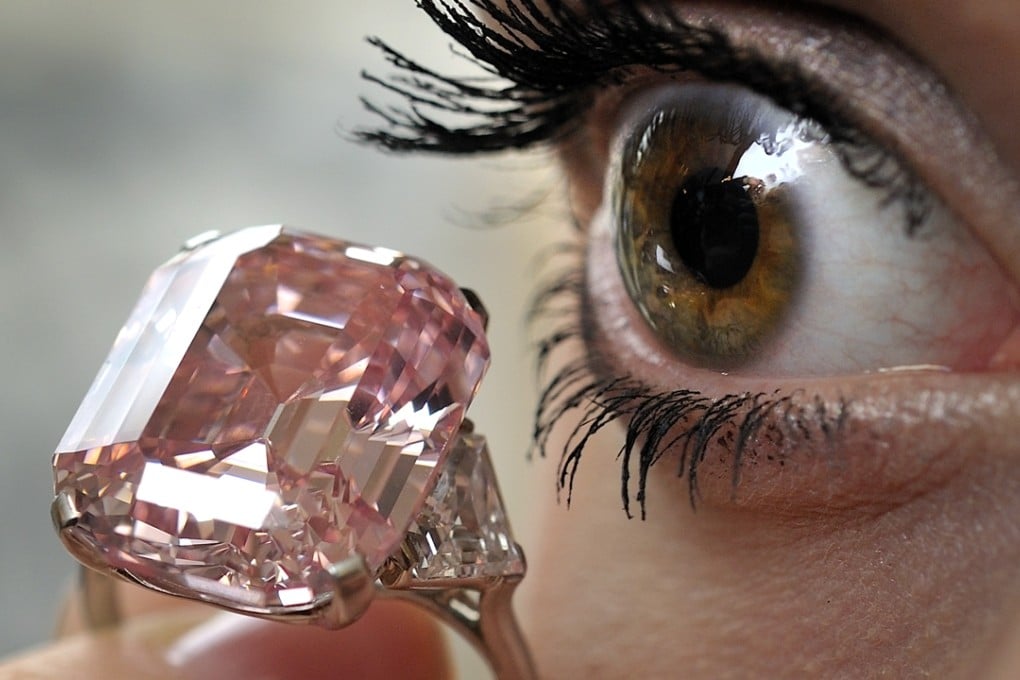 The Graff Pink diamond, which sold for £31.6 million at auction in Geneva in 2010. Photo: AFP
