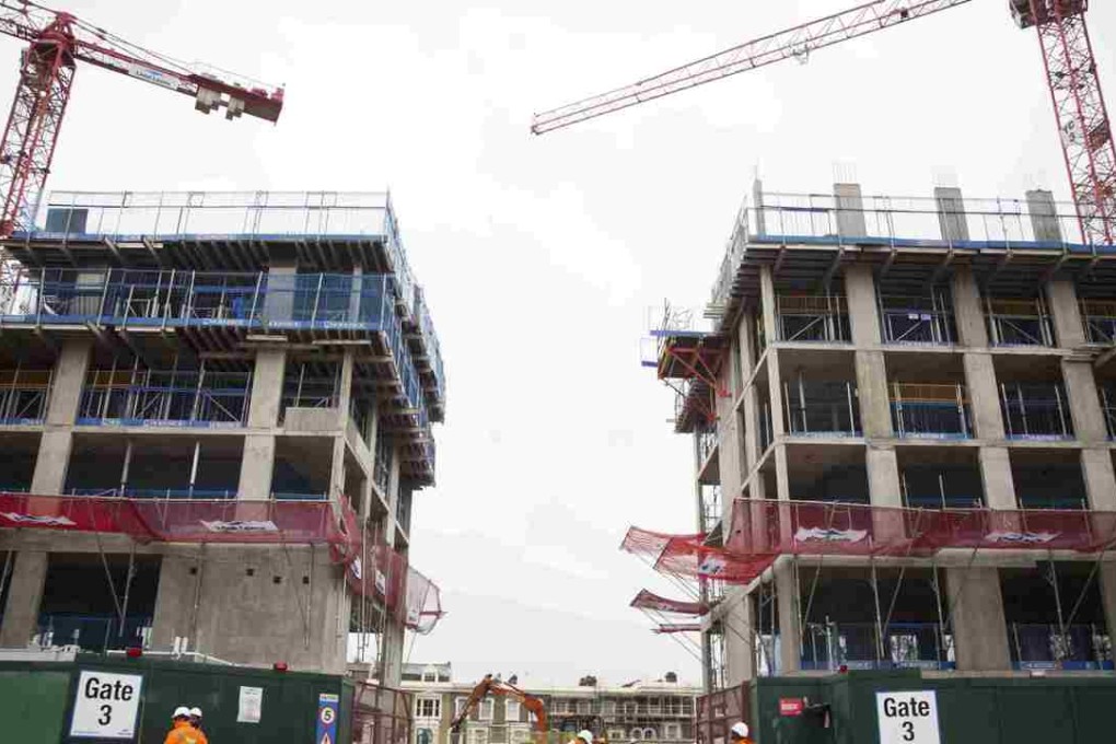 British construction output fell 0.2 per cent in September, after a hefty 3.4 per cent decline in August and against expectations for a 1.5 per cent rise. Photo: Reuters
