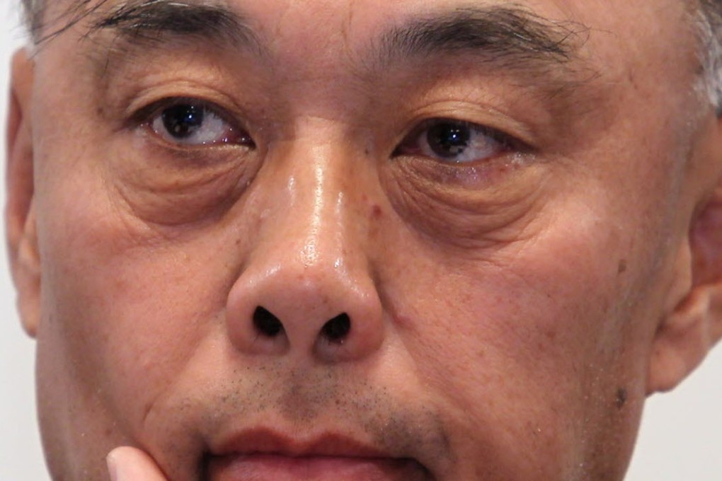 Wang Dongming, Chairman of Citic Securities Company Limited briefs media on Citic Securities Company Limited’s global offering. Photo: Edward Wong